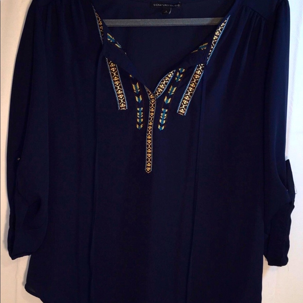 Womens royal blue top size small